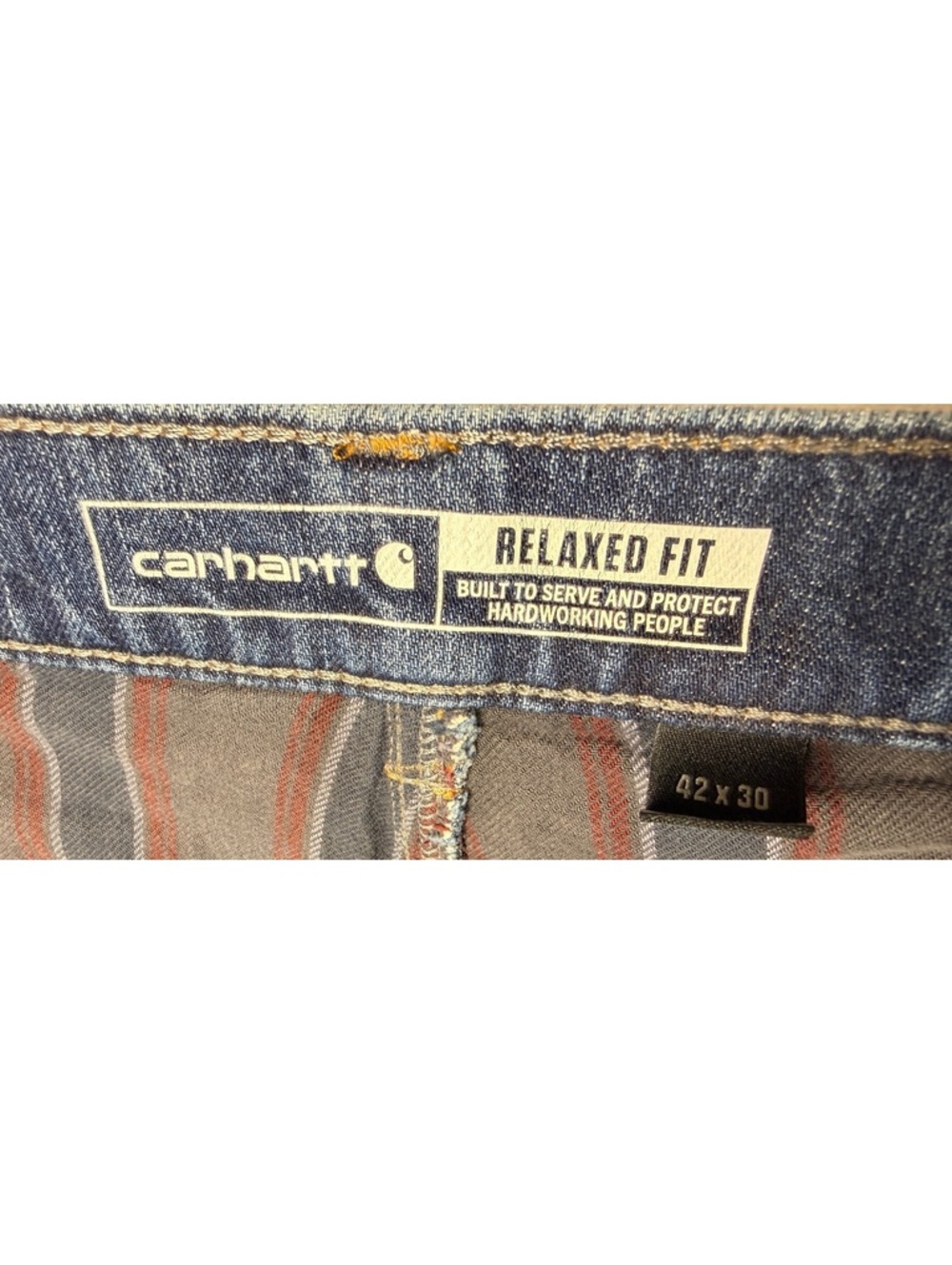 Carhartt Relaxed Fit Jeans Men's Size 42x30 - Picture 4 of 4